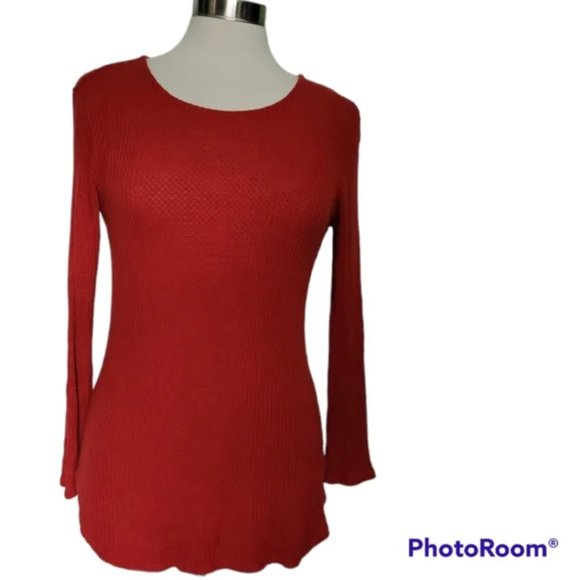 Francesca's | NWT Lana Button Back Waffle Knit Top - Picture 10 of 16